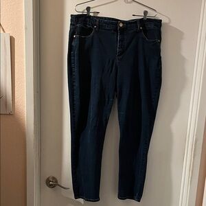 Chico’s so slimming girl field blue jeans